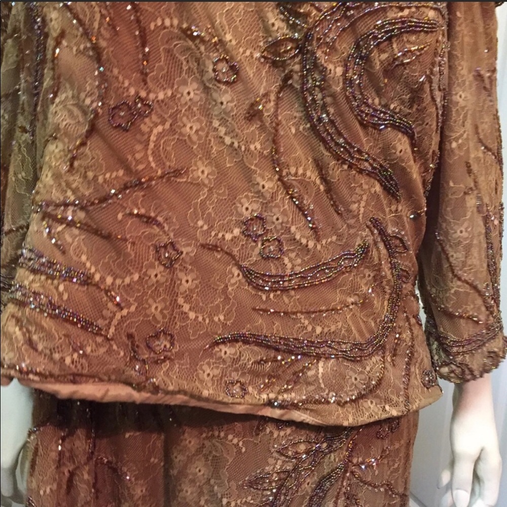 STUNNING HEAVILY BEADED DRESS